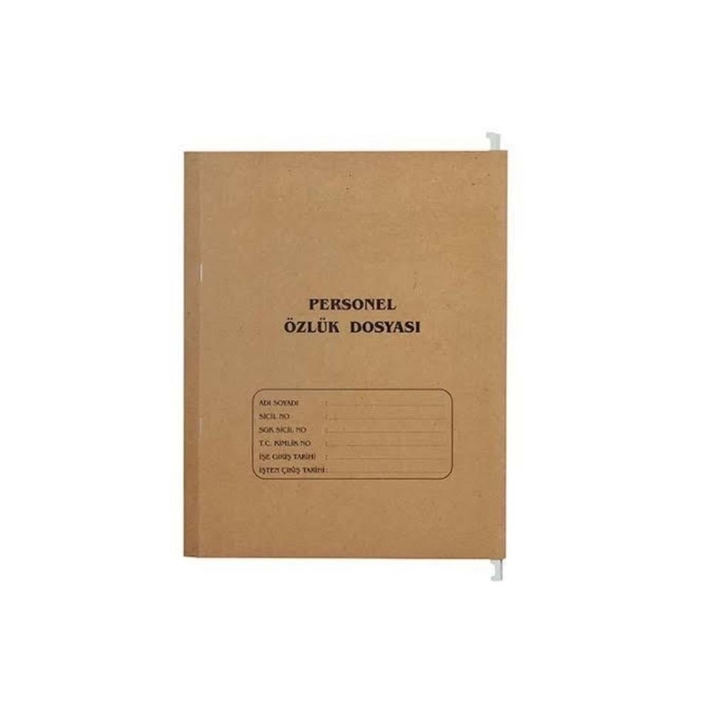 Gülpaş Personel Özlük Dosyası 4 Seperatörlü Askılı Demir Çubuk 21x30
