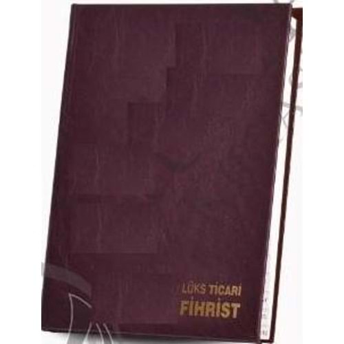 Gülpaş Ticari Fihrist Lüks 20x28 8 Li 28 Repartuarlı Termo 709