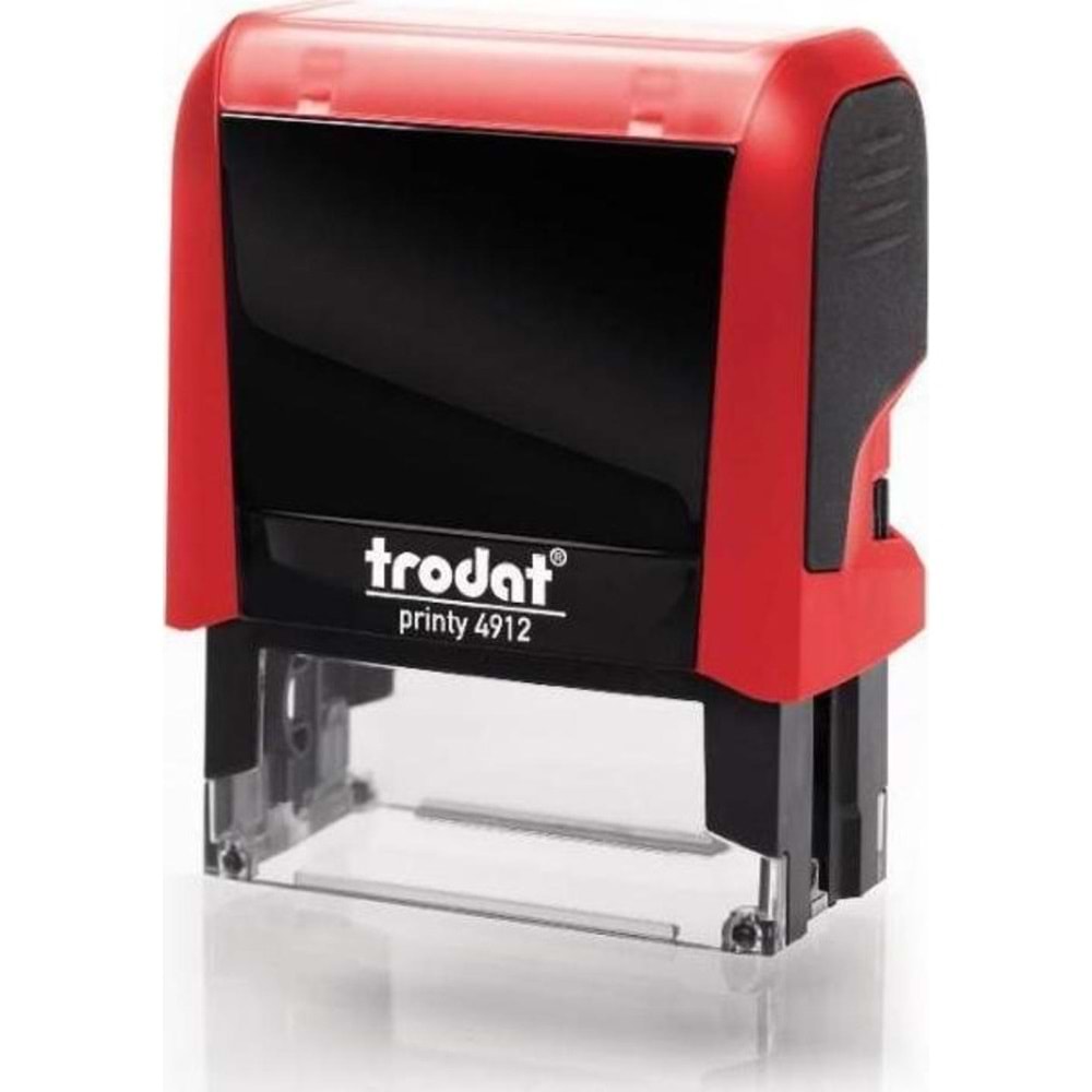 Trodat Standart Kaşe Otomatik 47x18 Karışık Kasa Mavi Keçe 4912