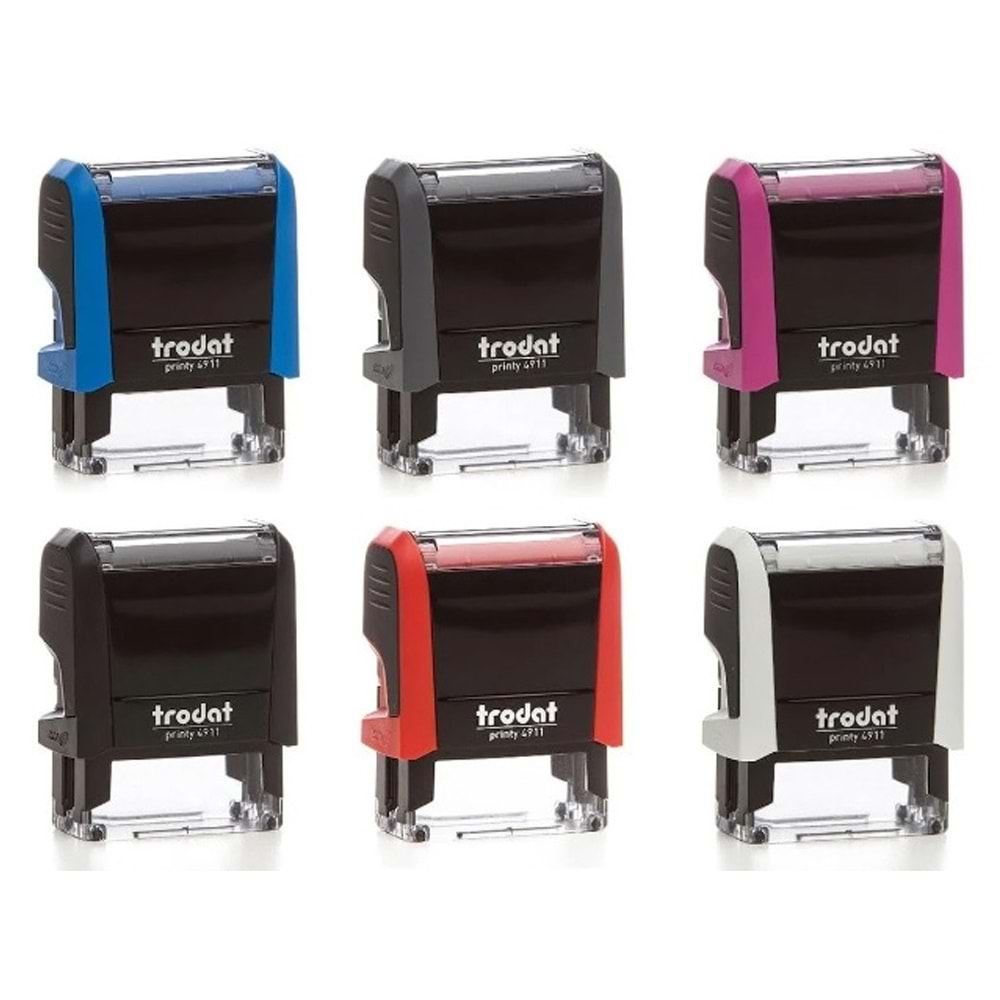 Trodat Kaşe Otomatik Karışık Kasa Mavi Keçe 4911