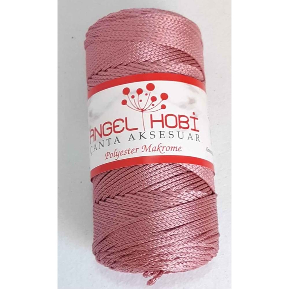 Çanta Aksesuar Gül Kurusu Renk Polyester Makrome