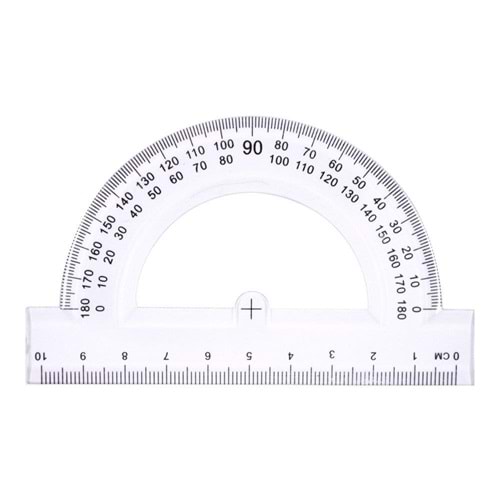 Hatas Minkale Plastik 180 Derece 10 CM 0905 (1 Adet)