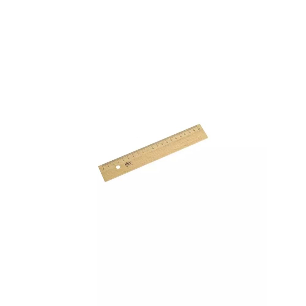Hatas Tahta Cetvel 20 Cm 00020 (1 Adet)