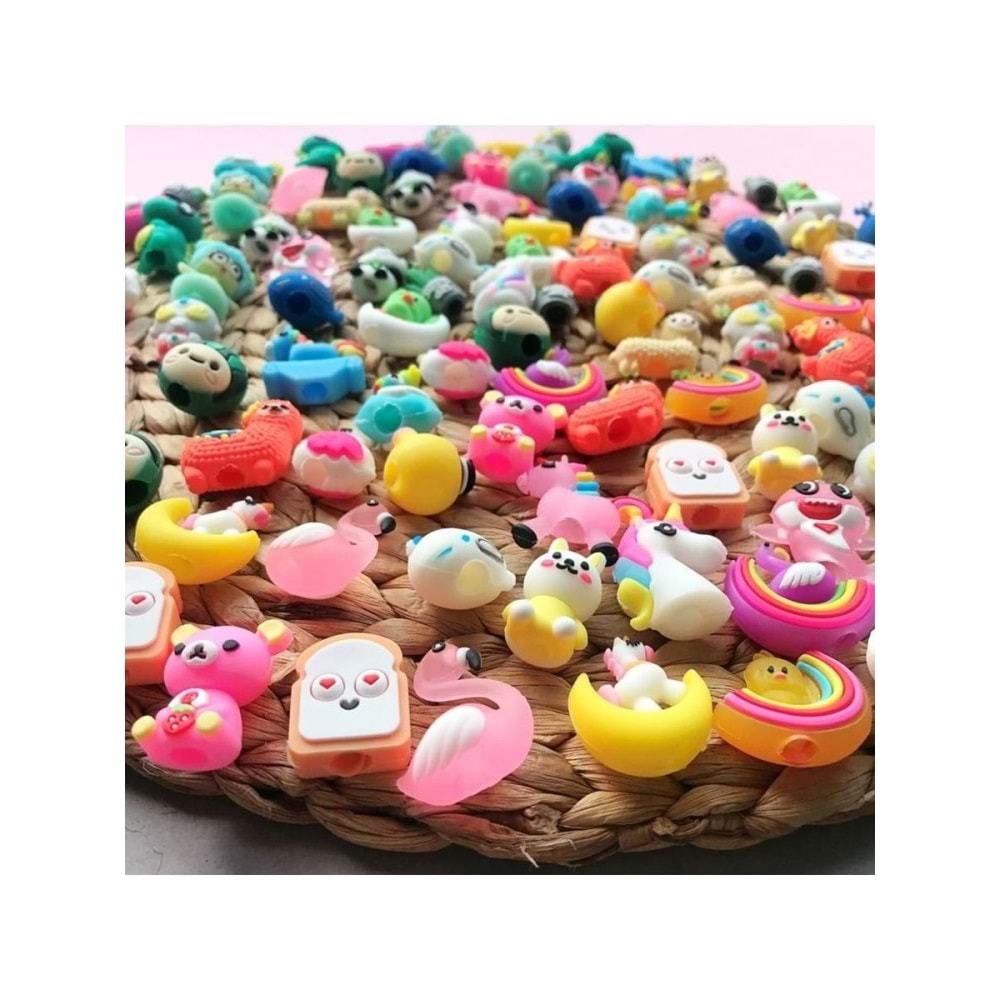 Vagon Plastik 3D Mini Aksesuar 200 Lü 3027