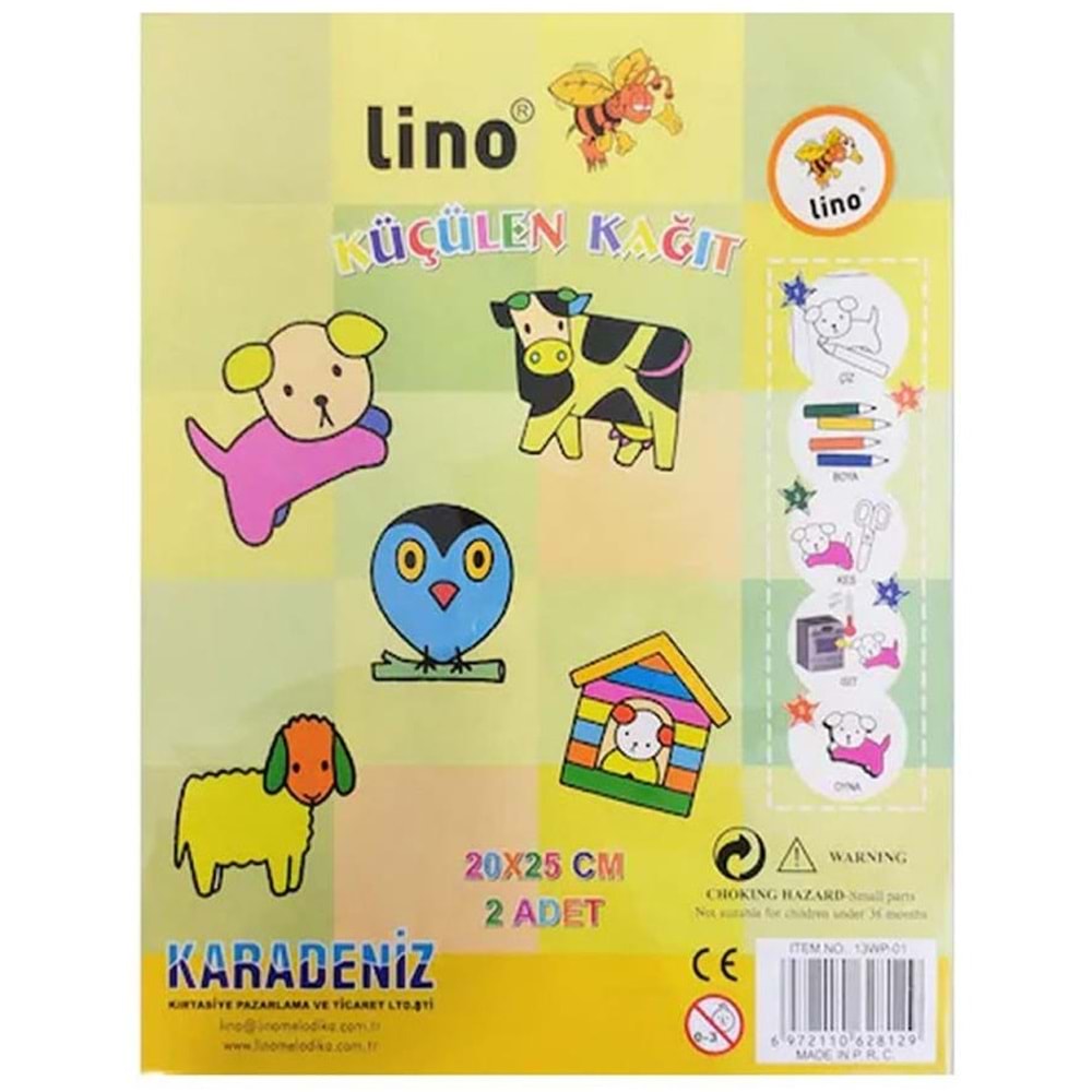 Lino Küçülen Kağıt 2 Lİ 20x25 CM (1 Adet)