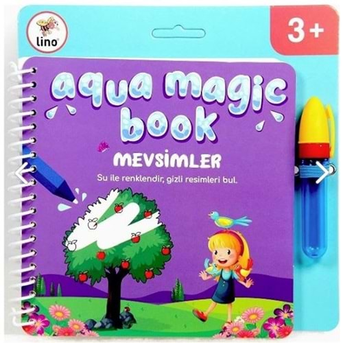 Lino Sihirli Boyama Kitabı Aqua Magic Book Mevsimler TFL-1005