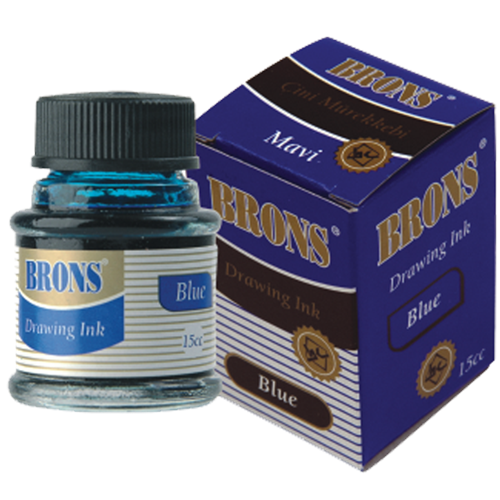 Brons Çini Mürekkebi 20 CC Siyah BR-317 (1 Adet)