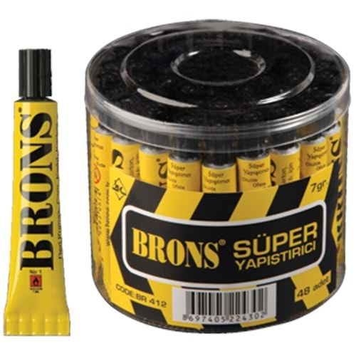 Brons Sıvı Yapıştırıcı Solventsiz Süper 7 GR BR-412