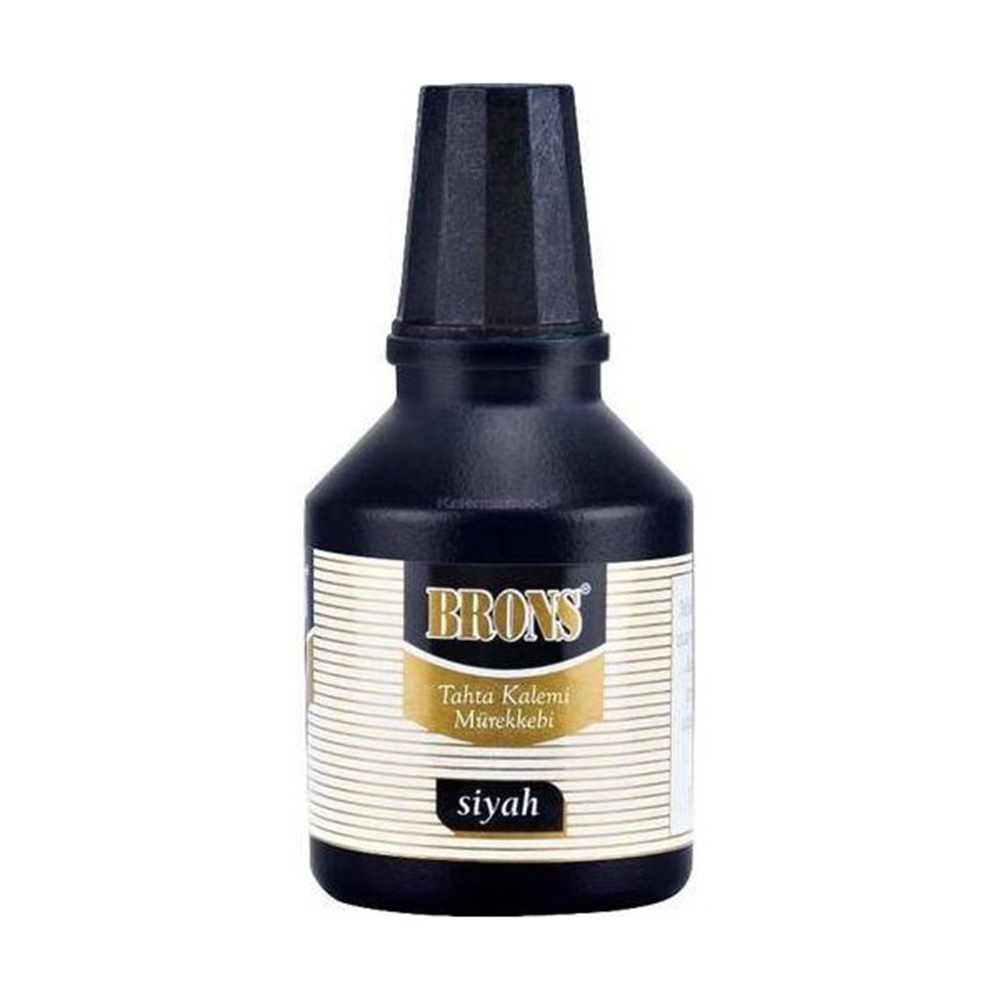 Brons Tahta Kalem Mürekkebi 30 CC Siyah BR-350 (1 Adet)