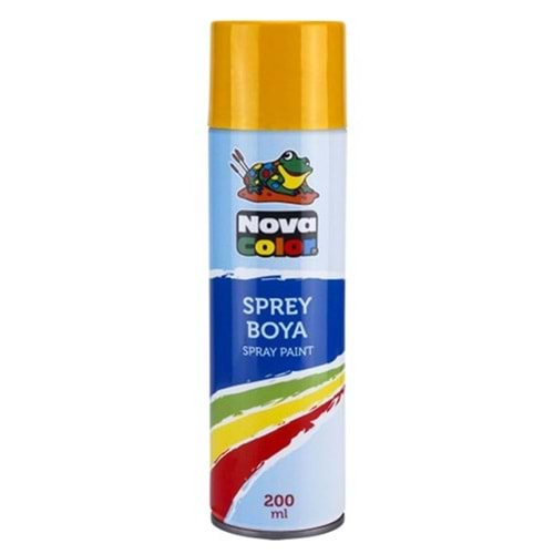 Nova Color Sprey Boya 200 ML Sarı NC-800