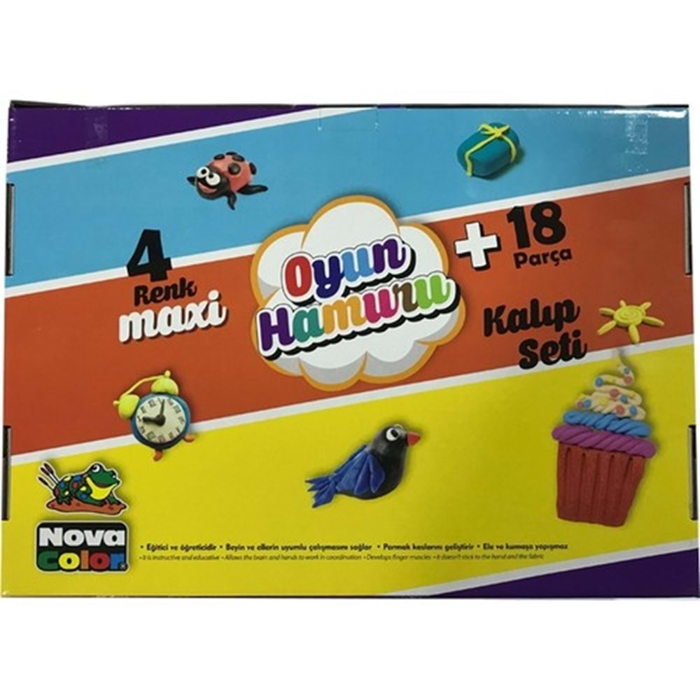 Nova Color Oyun Hamuru Kalıp Seti 18 Parça NC-851