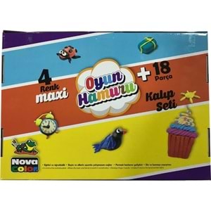 Nova Color Oyun Hamuru Kalıp Seti 18 Parça NC-851
