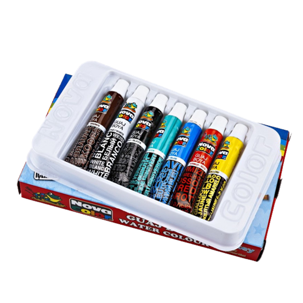 Nova Color Guaj Boya Tüp 7 Lİ NC-101