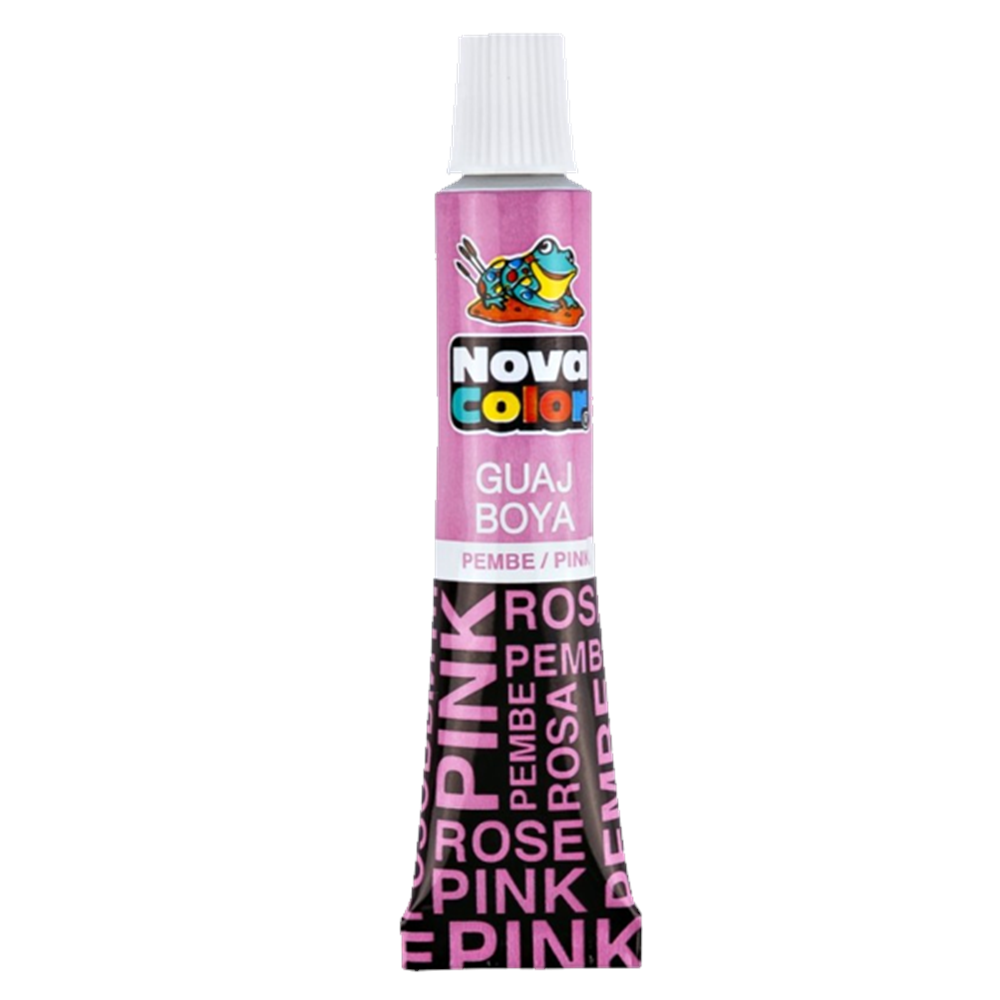 Nova Color Guaj Boya Tüp Pembe NC-124 (1 Adet)