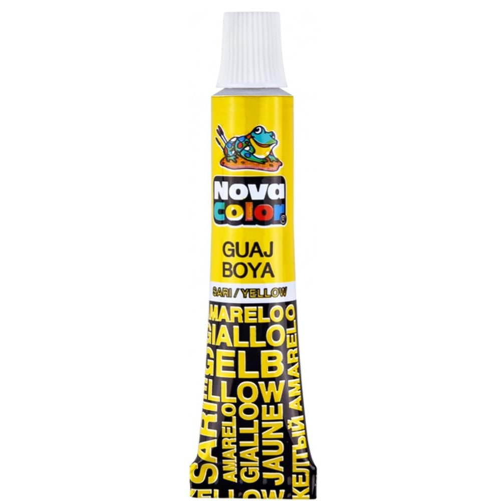 Nova Color Guaj Boya Tüp Sarı NC-115 (1 Adet)