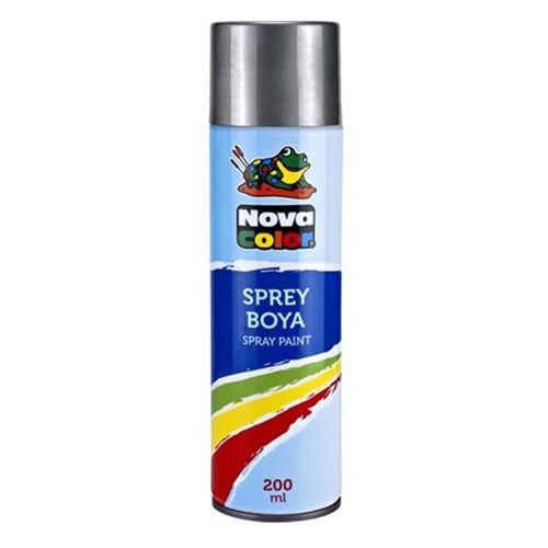 Nova Color Sprey Boya 200 ML Gümüş NC-812