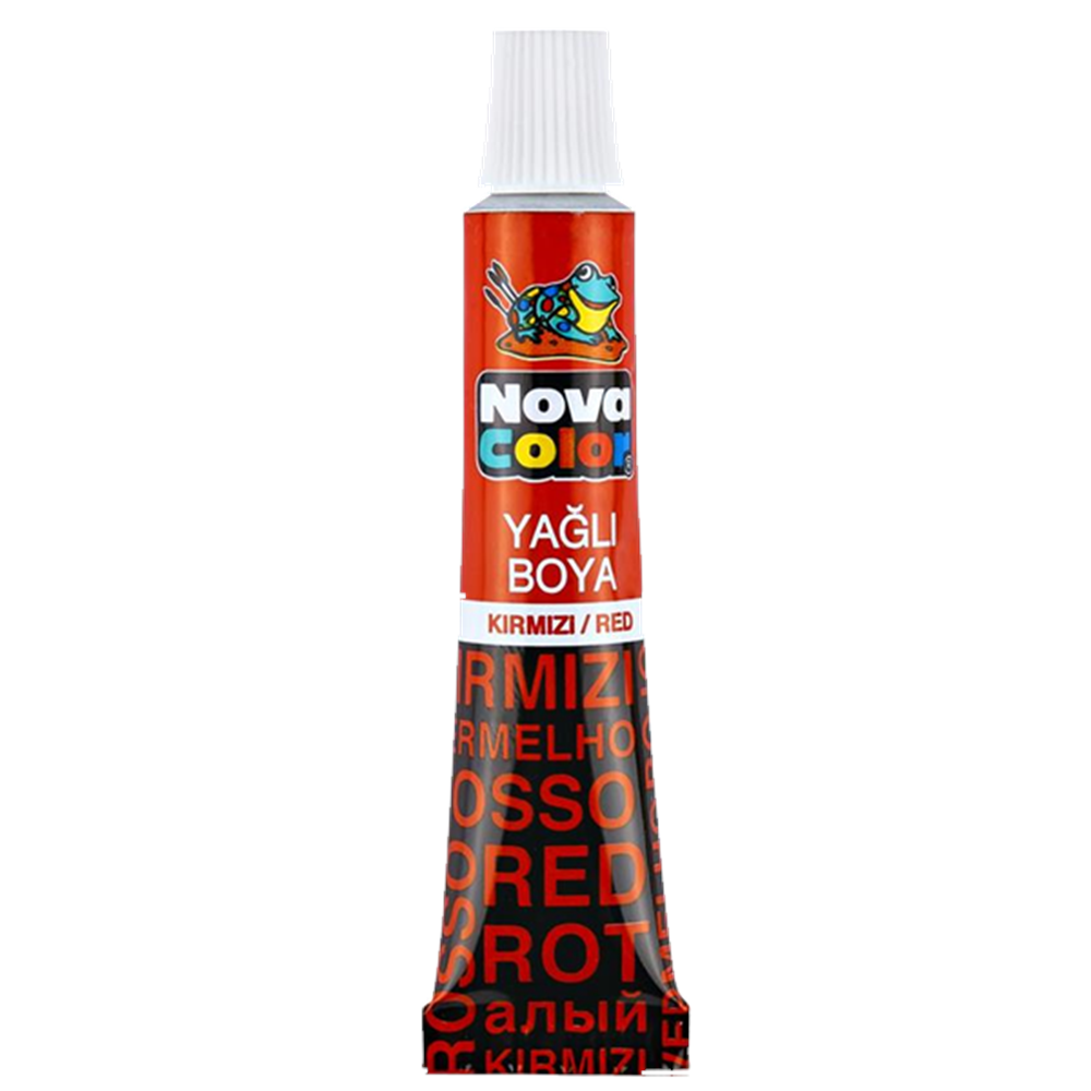 Nova Color Yağlı Boya Tüp Kırmızı NC-128 (1 Adet)