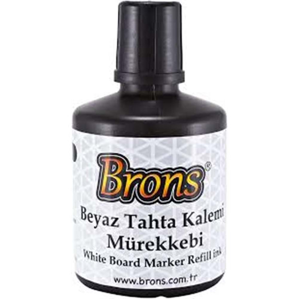 Brons Tahta Kalem Mürekkebi 100 CC Siyah BR-353 (1 Adet)