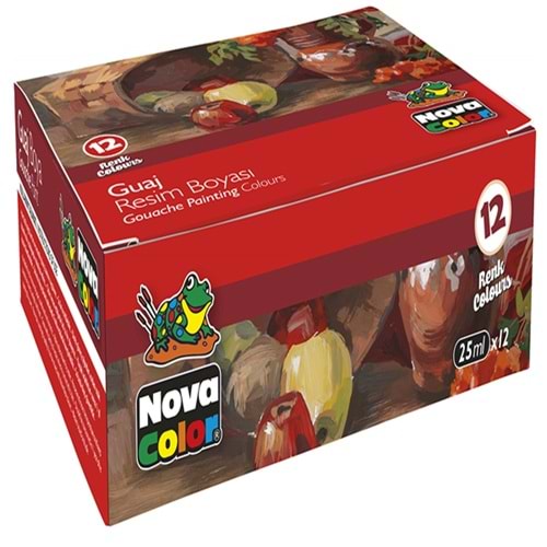 Nova Color Guaj Boya Şişe 12 Li Tk Nc-461