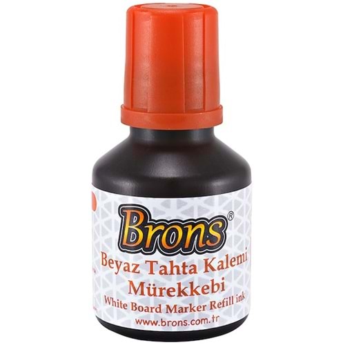Brons Tahta Kalemi Mürekkebi Turuncu 30 CC (1 Adet)