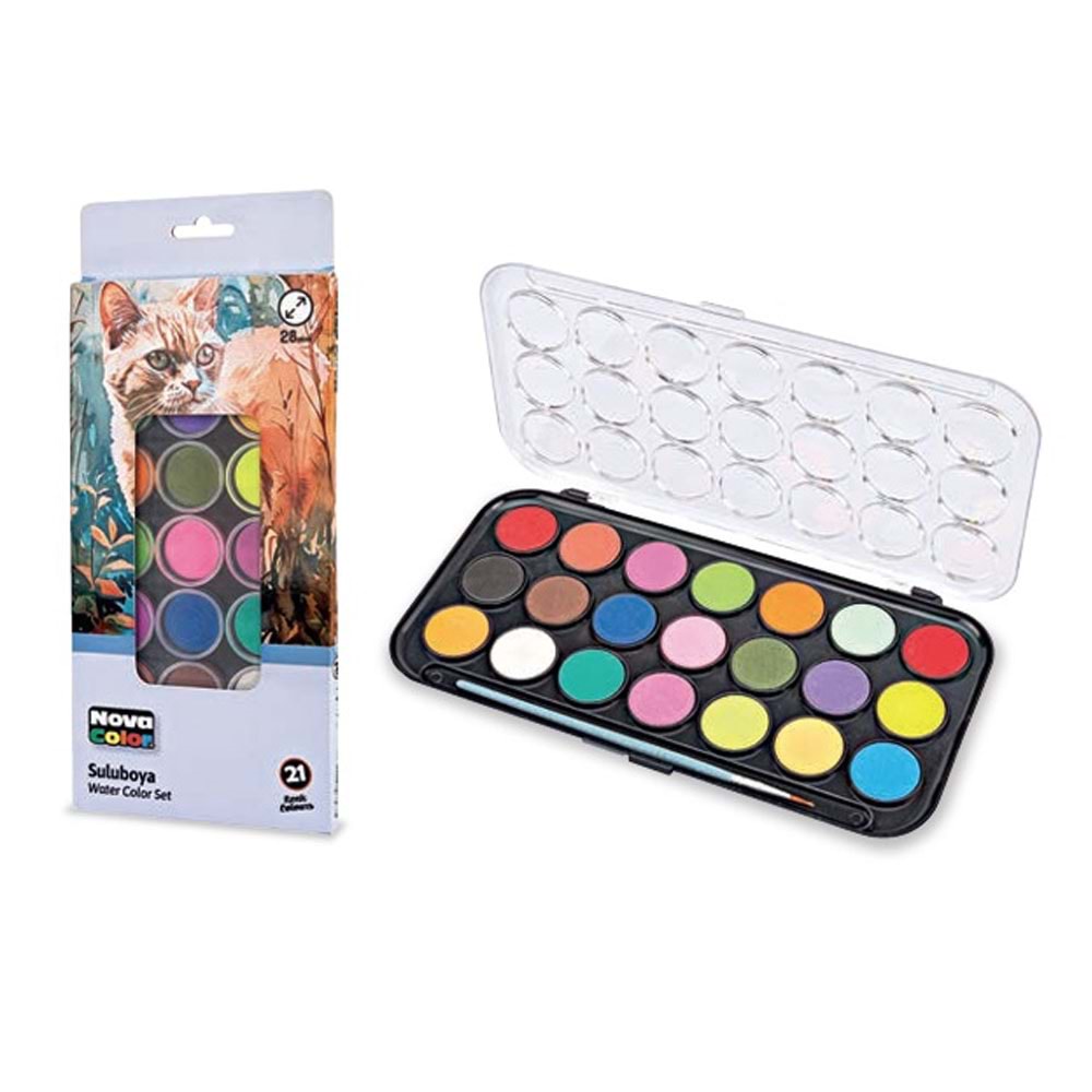 Nova Color Sulu Boya 21 Li Nc-392