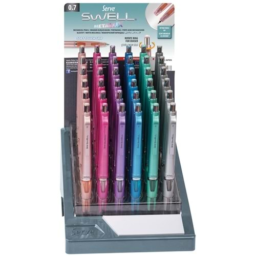 Serve Versatil Kalem Swell Metallıc Colours 0.7 MM 36 LI