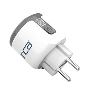 Inca IWA-283 16A Bluetooth Wi-Fi Akım Korumalı Akıllı Priz (Zamanlama,Geri Sayım,Sesle Kontrol,Güç)