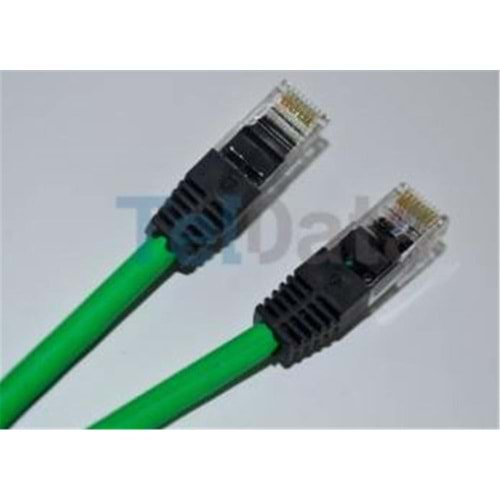 Teldata TLD-100Y Cat6 1MT Yeşil Utp Patch Kablo