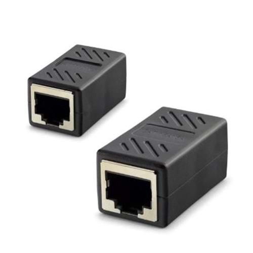 HADRON HDX5066 RJ45 Dişi - Dişi Uzatma Adaptörü - Siyah