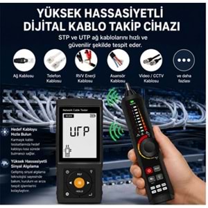 Novacom NVC-LT300S 3 Lcd Ekranlı Tdr Metraj - Pse Voltaj - Fiber Optik Kablo Test Cihazı