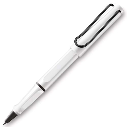 Lamy Roller Kalem Safarı Siyah Renk Klips Beyaz 319BS