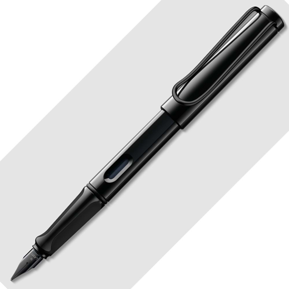 Lamy Safari Dolma Kalem Metal Siyah Klips M Uç Siyah S19S-M