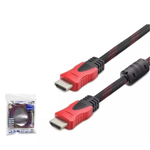 Hadron Hdx2013 3M Hdmi Kablo Örgülü Siyah