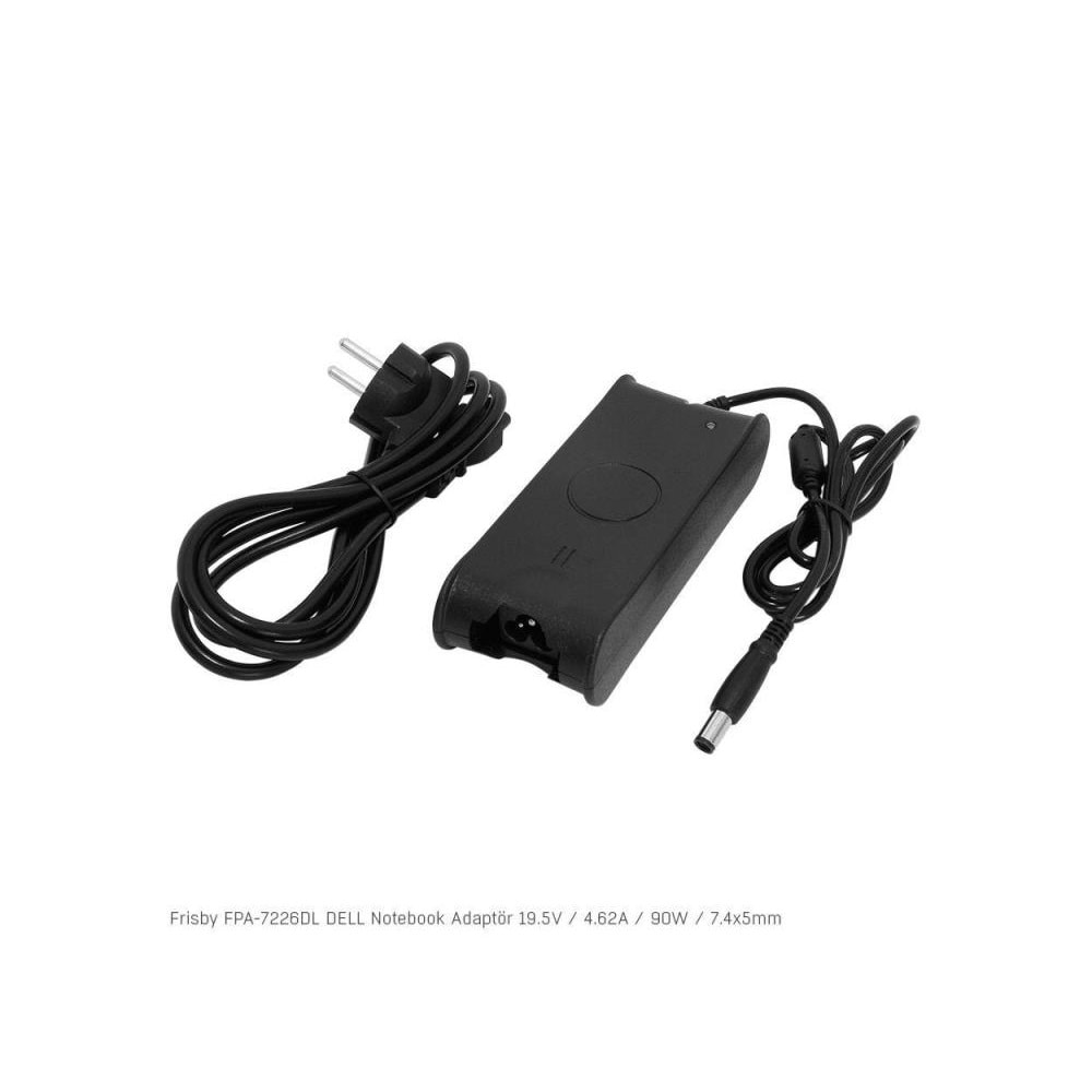 Frisby FPA-7226DL Notebook Adaptör (Dell) 19.5V 4.62A (Uç Boyutu : 7.4 x 5.0mm)