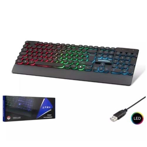 HADRON HDX2604 OYUN KLAVYE LEDLİ KABLOLU Q