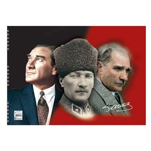 Keskin Color Resim Defteri 35x50 15 Yp Spr Karton Kp Atatürk (1 Adet)
