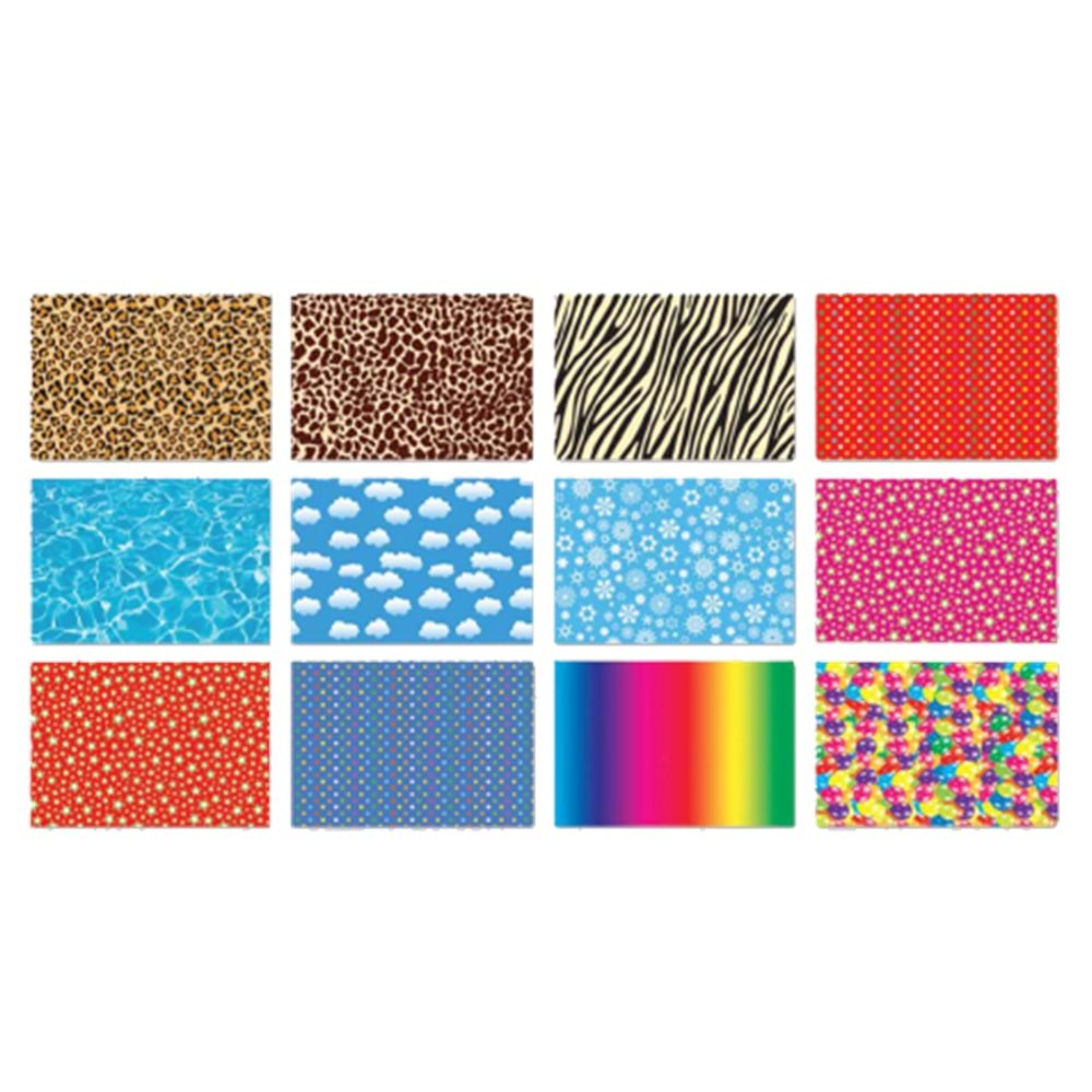 Keskin Color Fon Kartonu 12 Lİ 50x70 Karışık Renk Desenli 200951-99
