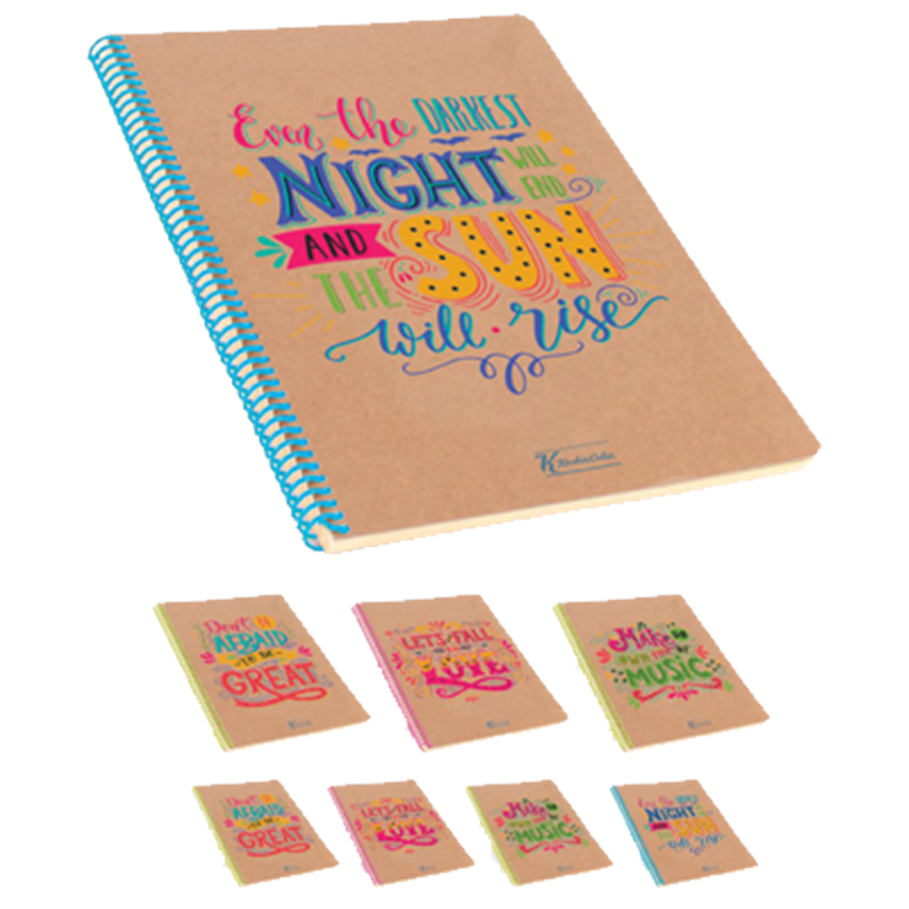 Keskin Color Doodles Ciltli Defter A4 100 YP Kare 415632-99 (1 Adet)