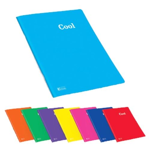 Keskin Color Defter A5 60 Yaprak Kare PP Kapak Dikişli Cool (1 Adet)