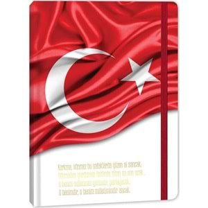 Keskin Color Defter Ciltli Lastikli Bayrak 17x24 96 YP Çizgili 415611-99