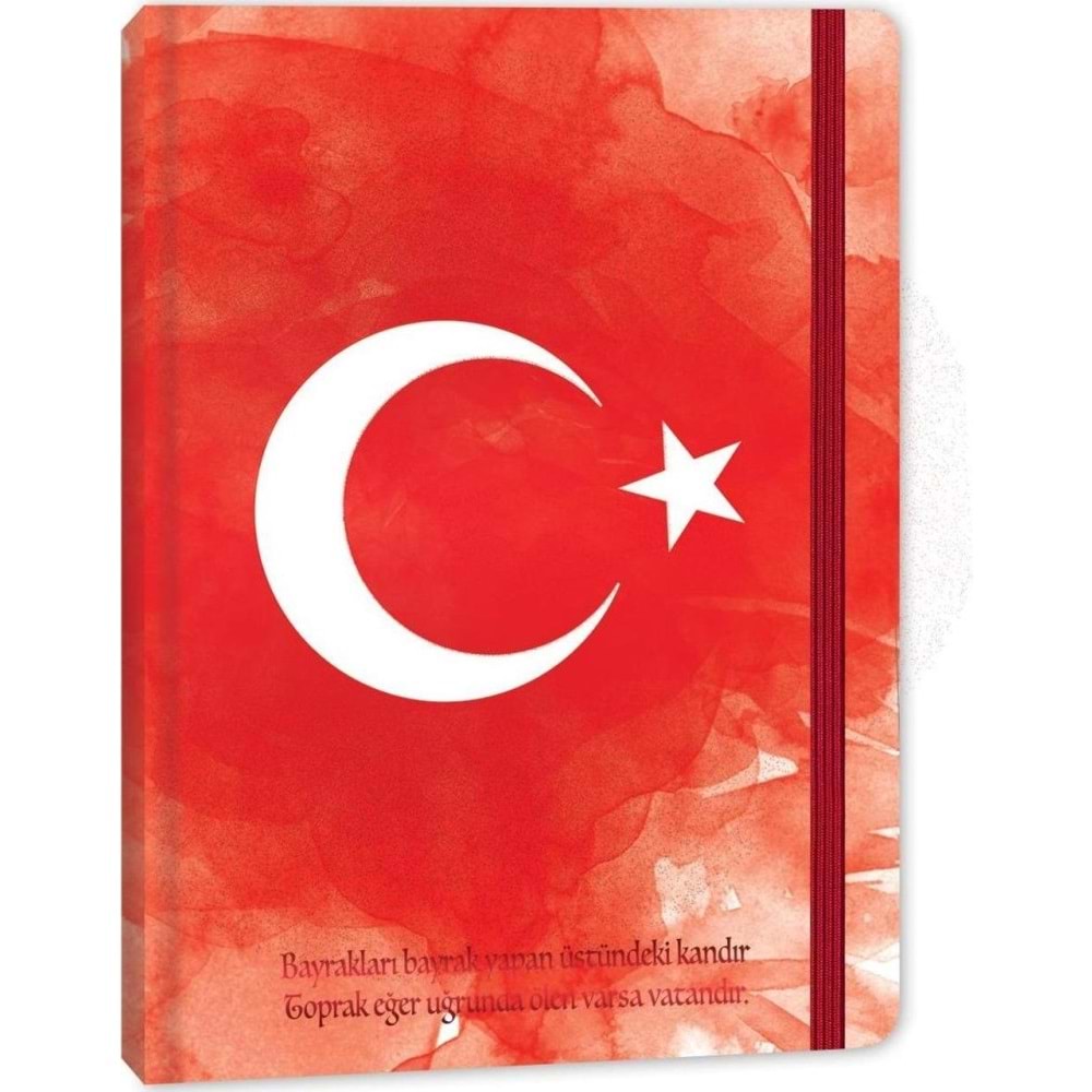 Keskin Color Defter Ciltli Lastikli Bayrak 17x24 96 YP Çizgili 415611-99