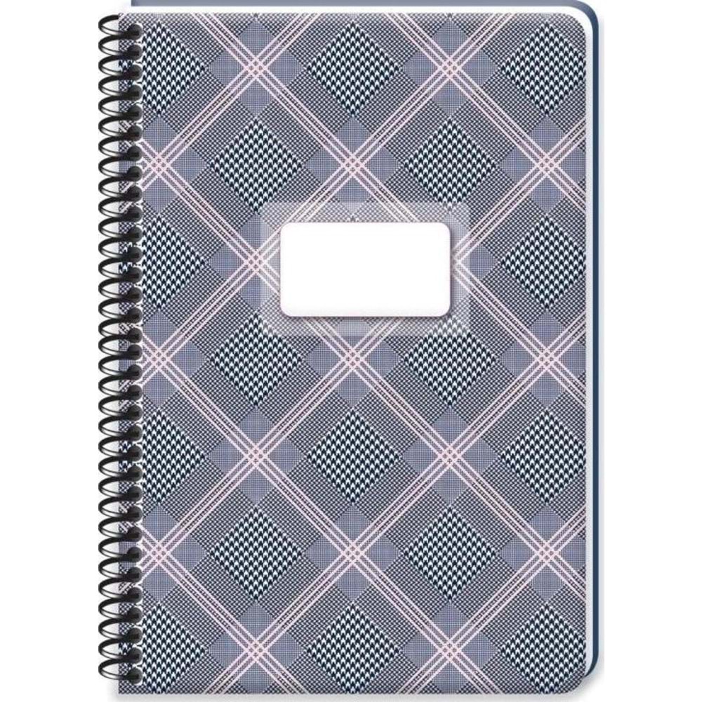 Keskin Color Defter 17x24 100 YP Çiz. Spr Sert Kp.Ekose