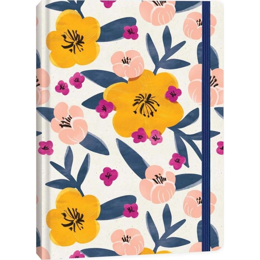 Keskin Color Ciltli Lastikli Buket Defter 17x24 96 YP Çizgili 415621-99