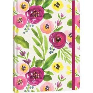 Keskin Color Ciltli Lastikli Buket Defter 17x24 96 YP Çizgili 415621-99