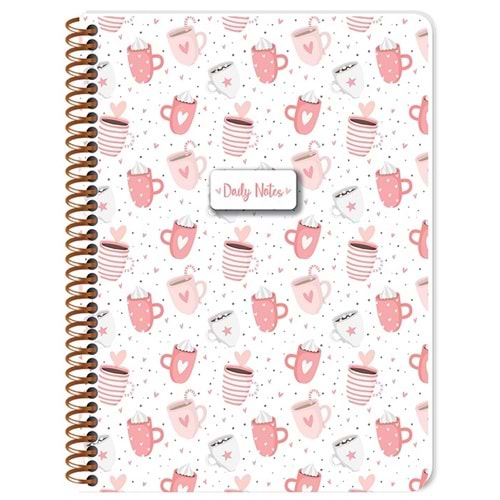 Keskin Color Defter Karton Kp.Spr Coffee 16,x22,5 80 YP Kar.