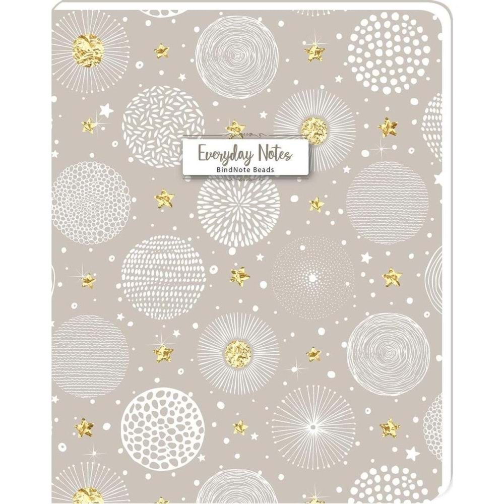 Keskin Color DefterBind-Note Beads 20x25 80 YP Kareli 410902-99