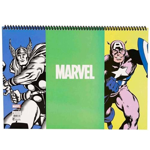 Marvel Spiralli Resim Defteri Seri2 25x35 15 Yp