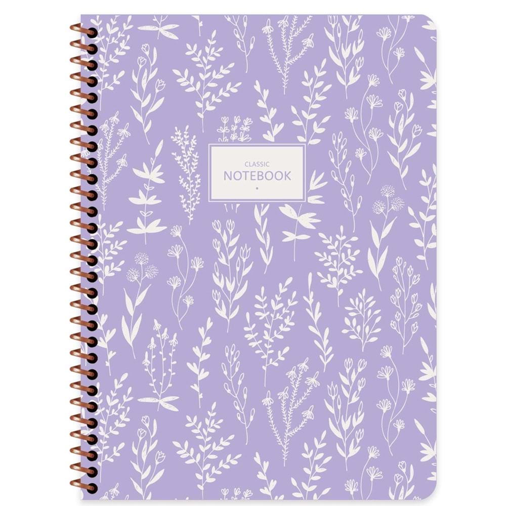 Keskin Color Defter 16,5x22,5 80 Yp.Kar.karton Kp.Spr pas Flora