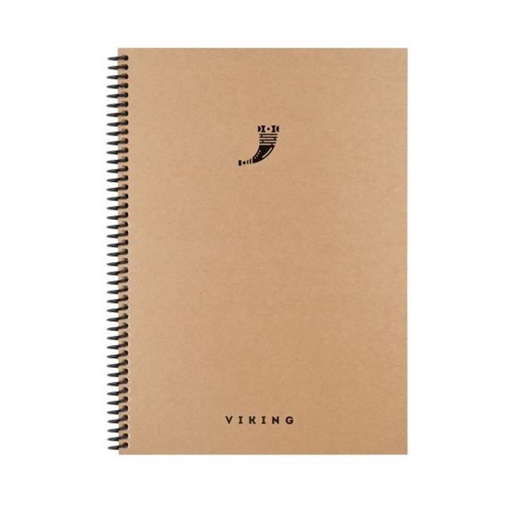 Keskin Color Spiralli Sert Kapak La Plume Viking 17x24 100 YP Kareli