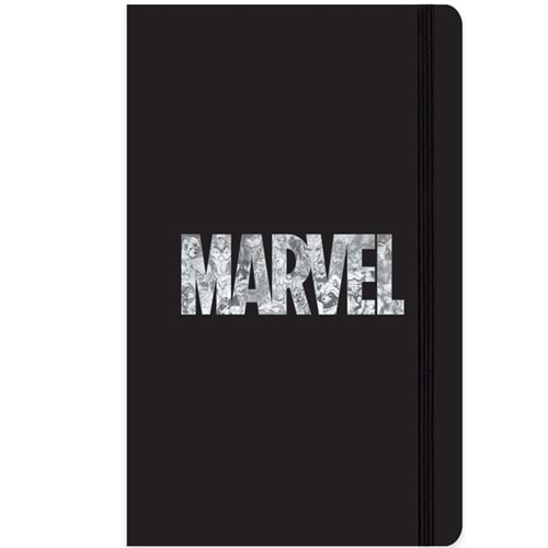 Marvel Lastikli Defter Ciltli 13x21 80 Yp Çizgili